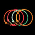 Miniatyrbild 4 av 9: Flash Light Ring HundHalsband USB Hjälper att ni syns i mörkret Rosa XS-S 35 cm