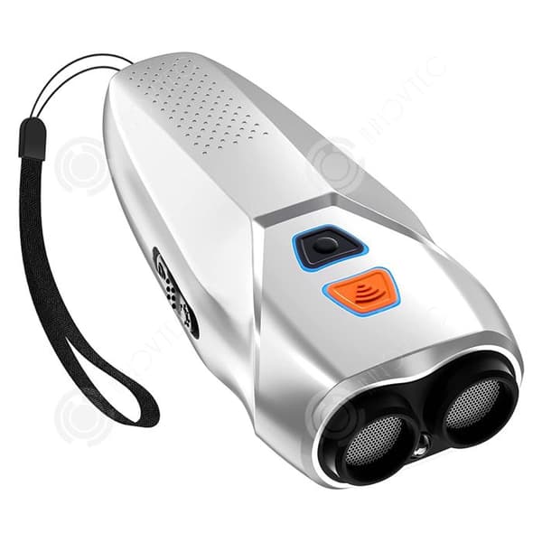 INN Anti-skallapparat 800mAh Dubbelsensor träningsavskräckningsapparat med ficklampa LE
