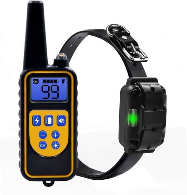 800 meter anti-bark hundträningshalsband med vibration och ljudstimulering Djuraffär &lt; Hund &lt; Utbildning
