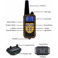 Miniatyrbild 2 av 4: Hundträningshalsband 800 Meter Anti-Bark med vibration och ljudstimulering flertalet färger Largeight