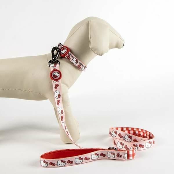 Hundhalsband Hello Kitty Röd M