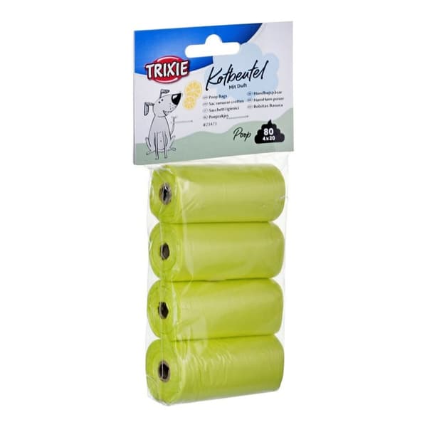 Soppåse Trixie 80 antal Gul Plast (4 Delar) (4 antal)