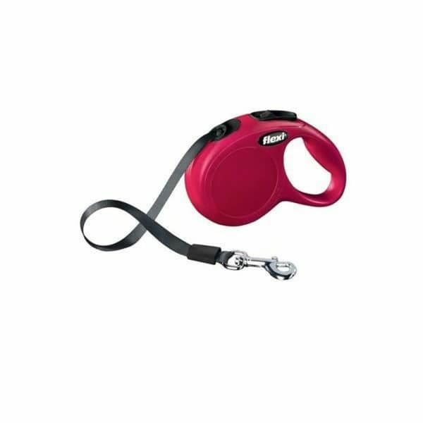 Hundebly Flexi New Classic 5m Rød Størrelse S