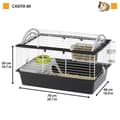 Miniatyrbillede 3 af 11: Bur Ferplast 57065070 Metal Plastik Metal/Plastik 70 x 70 x 48 cm
