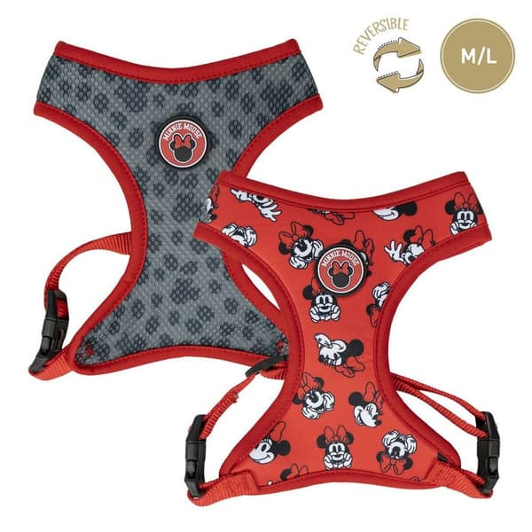 Hundesele Minnie Mouse M/L Rød