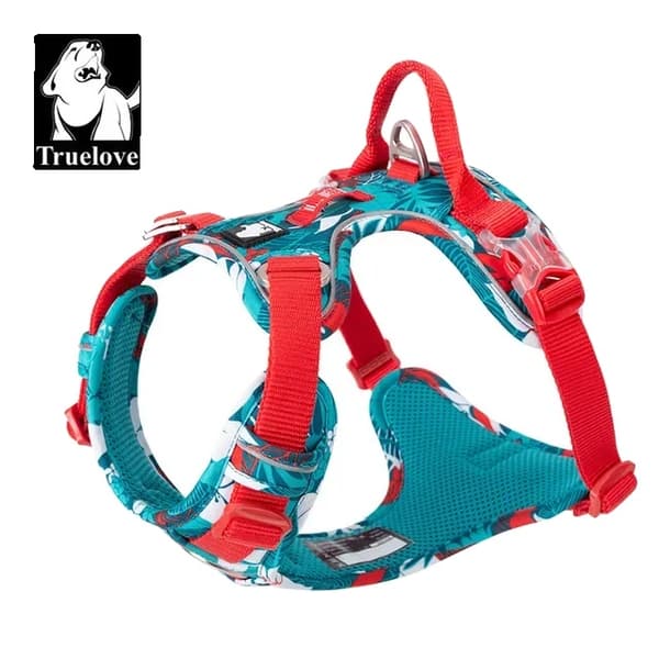 Hundsele, Reflekterande, Justerbar,XL 81-107cm bröst, Blå hundsele