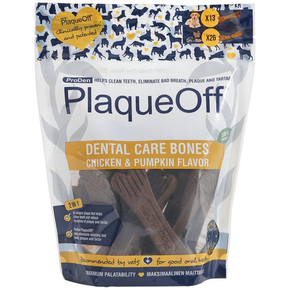 PLAQUEOFF DENTAL BONES CHICKEN&PUMPKIN
