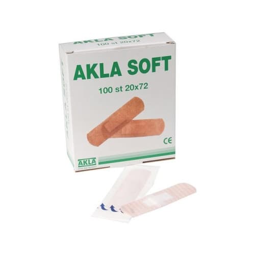 Plåster AKLA Soft NW 34x72mm 100/fp