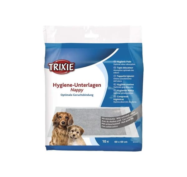Bleer til hvalpe, carbon 60*60cm/10stk, Trixie