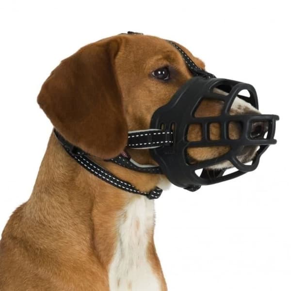 TRIXIE Muzzle Flex Nozzle - Gummi - Storlek L - Svart