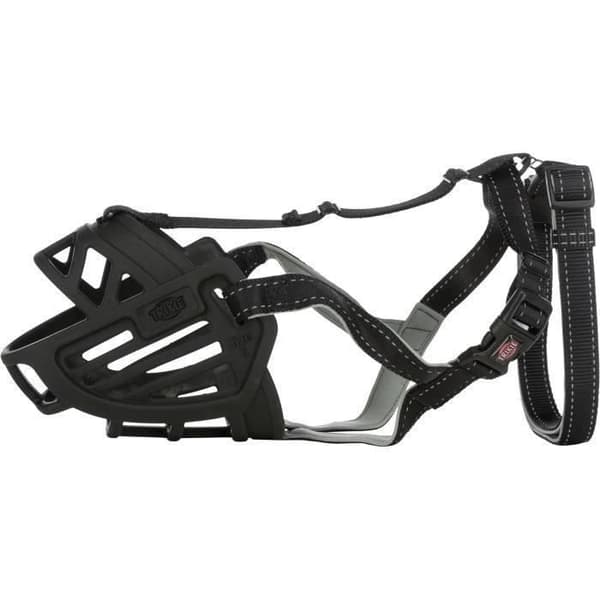 TRIXIE Muzzle Flex Nozzle - Gummi - Storlek L - Svart
