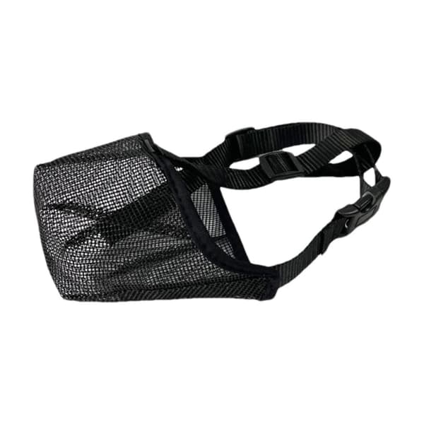 Nylon hundemundkurv Sort L