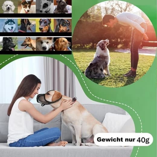 Justerbar hundemunding – åndbar, reflekterende