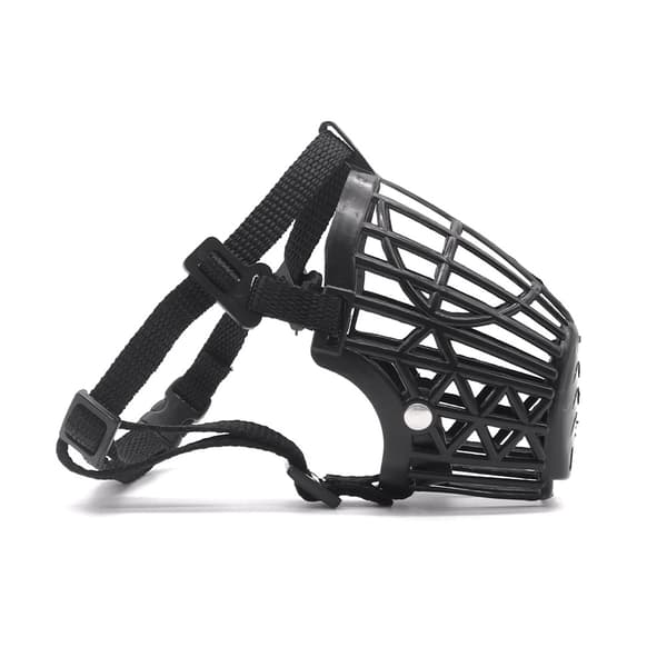 INF Svart hundnosgrimma - Storlek 2 (2,5-5 kg) - Anti-Bett & Andningsbar
