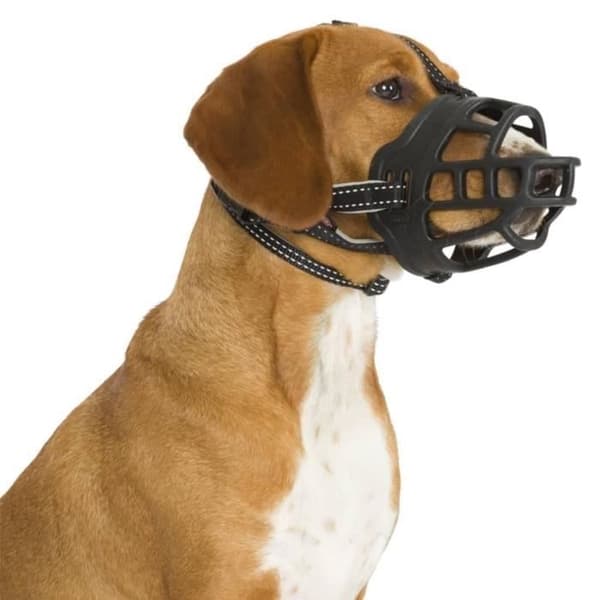 TRIXIE Muzzle Flex Møbel - Gummi - Størrelse M/L - Sort