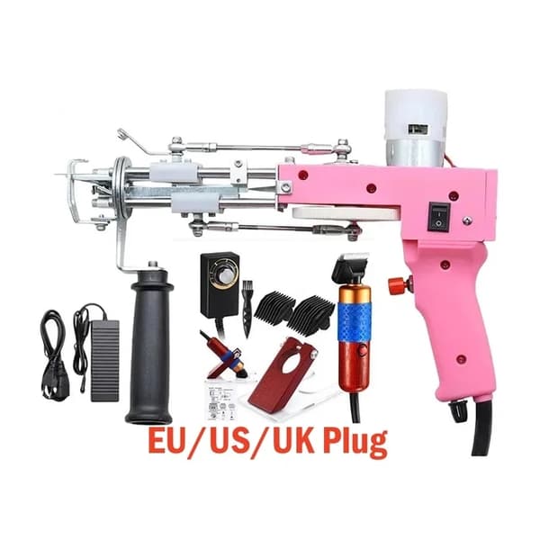 Nukkamattojen asetin, sähköinen nukkamattojen pistooli, 7 – 21 mm nukkamattojen pistooli, Pinkki setti 3