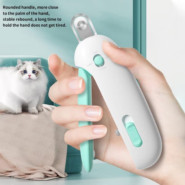 Hunde- og katteklipper, Negletrimmer til kæledyr - med neglefil, 1-pak