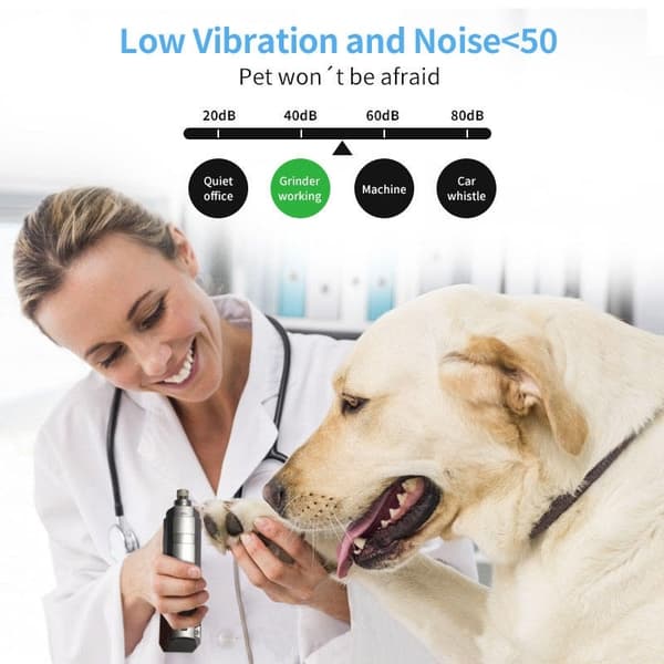 Elektrisk Neglefil til Hund / Negletrimmer - Klipper Negle