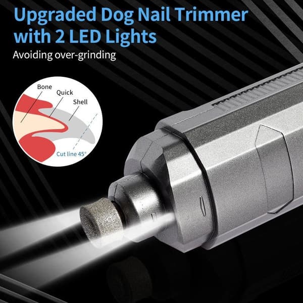 Elektrisk Neglefil til Hund / Negletrimmer - Klipper Negle