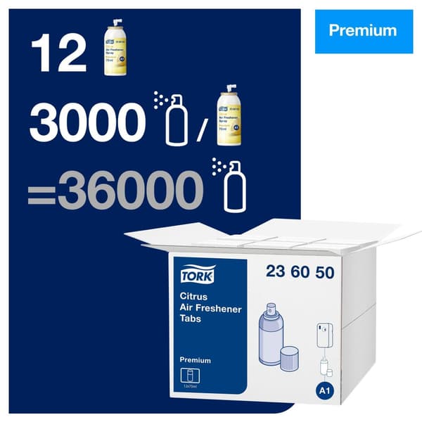 Luktförbättrare TORK A1 CitronSpray 75ml