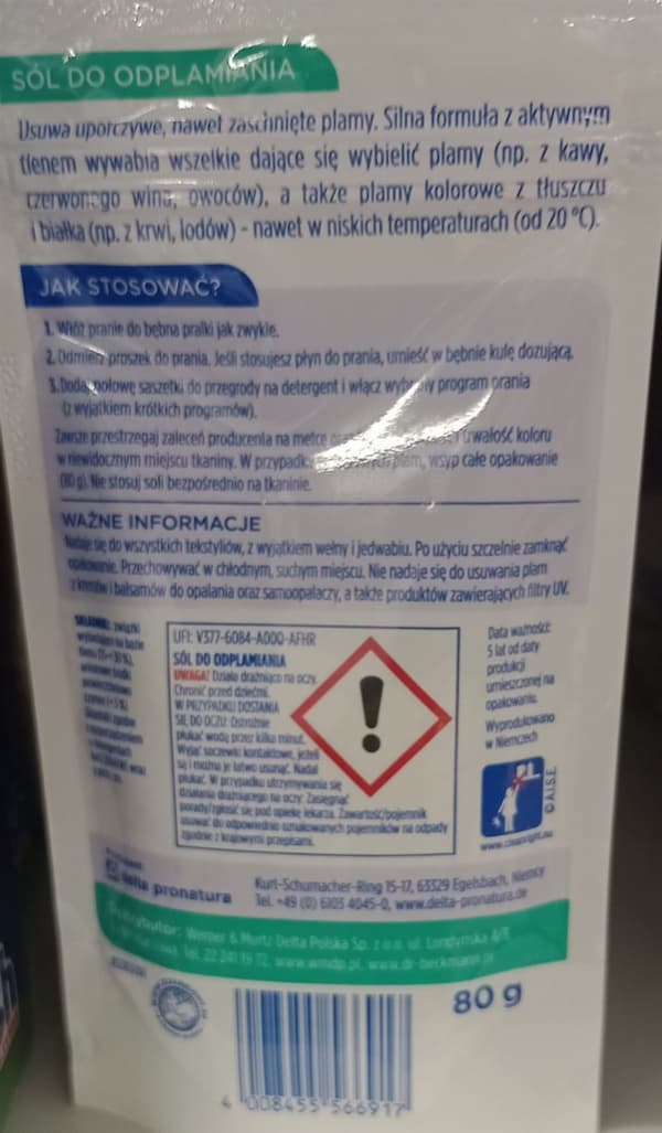 Dr. Beckmann Tahranpoistosuola 80 g