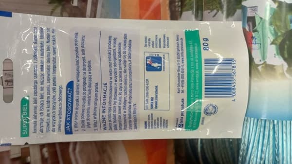 Dr. Beckmann Pyykinpesuainepussit Super Biel valkaisuaine 80 g
