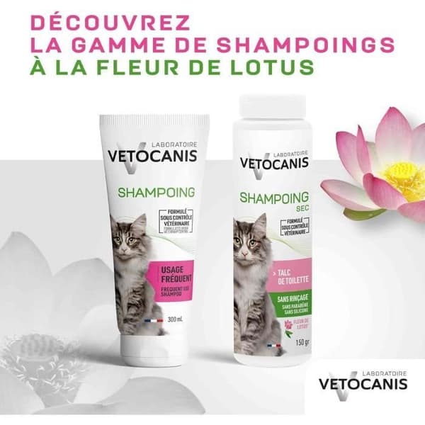 VETOCANIS Shampoo uden skylning - Til katte