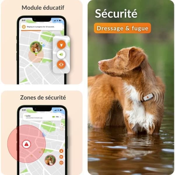 GPS-seurantalaite koirille - Weenect XS (valkoinen versio 2023)