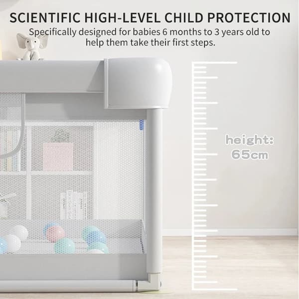Baby Legehegn, 65 cm Højde, Robust Konstruktion, Klatresikker