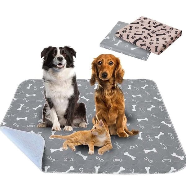 2 st 80 * 70cm Ultraabsorberande hundträningsmatta, återanvändbar valpträningsmatta för hund/katt/kanin