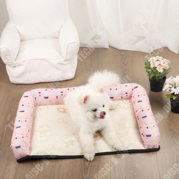 TD® Sommarrottingmatta Pet Kennel Bambumatta Bärbar Outdoor Kennel Kyldyna