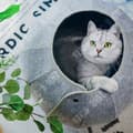Miniatyrbild 2 av 4: TD® Round Cat Nest Multifunktionell Cat Tunnel Vikbar Andas Cat Nest Pet Supplies 41*38*28C