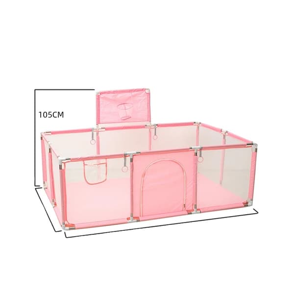 Baby Legeplads, Stor Størrelse, Tegneserie Design,Pink ingen Fodboldmål