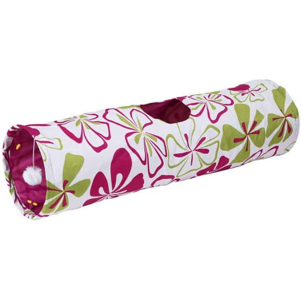 KERBL Tunnelblomma Ø25cmx90cm - Vit - För katter