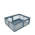 Miniatyrbillede 1 af 2: Babylegetelt, rummelig design, holdbar stofkonstruktion,skum grå 2 port
