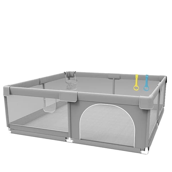 Babylegetårn, rummeligt 150x180cm, holdbart stofdesign,150x180cm