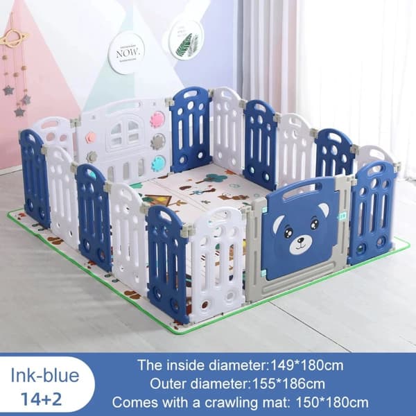 Vauvan leikkikehä, turvallinen leikkimisympäristö, korkealaatuinen materiaali,14 ja 2