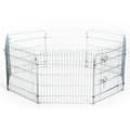 Miniatyrbillede 2 af 2: Pet Playpen, Konfigurerbart Design, Holdbar Konstruktion, Bekvem Adgang,Sølv
