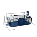 Miniatyrbillede 1 af 2: Babylegegrind, rummelig design, holdbart materiale,Blå L