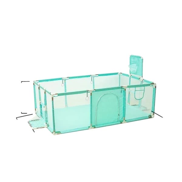 Babylekplats, Rymlig Design, Hållbart Material,Grön L