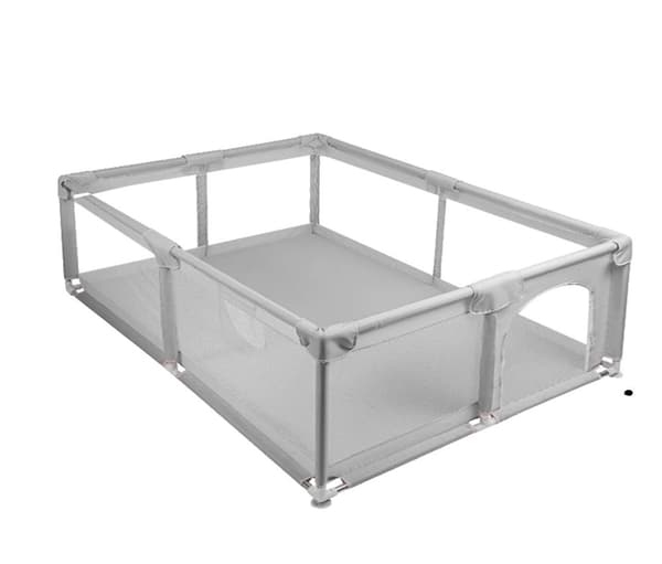 Baby Legeplads, Flere Størrelsesmuligheder, Sikker og Stilfuld Design,Grå 180 200cm