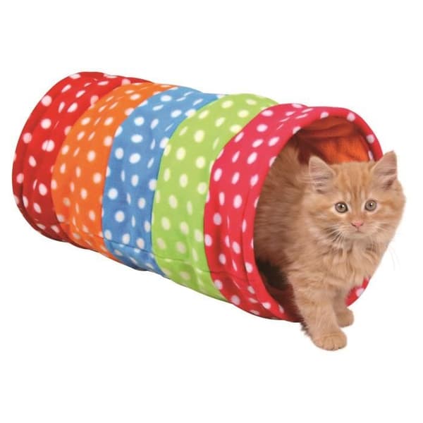 Polar lektunnel - TRIXIE - Ø 25x50cm - Flerfärgad - För katter och små valpar