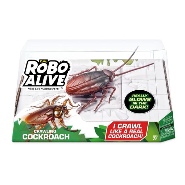 Robo Alive Crawling Cockroach Hehkuu pimeässä
