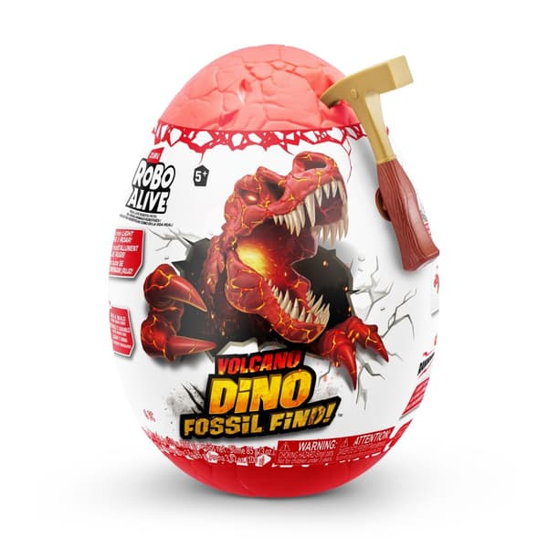 Robo Alive Volcano Dino Fossil Find
