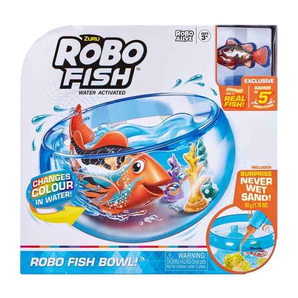 RoboAlive Robo Fish Fiskeskål Orange