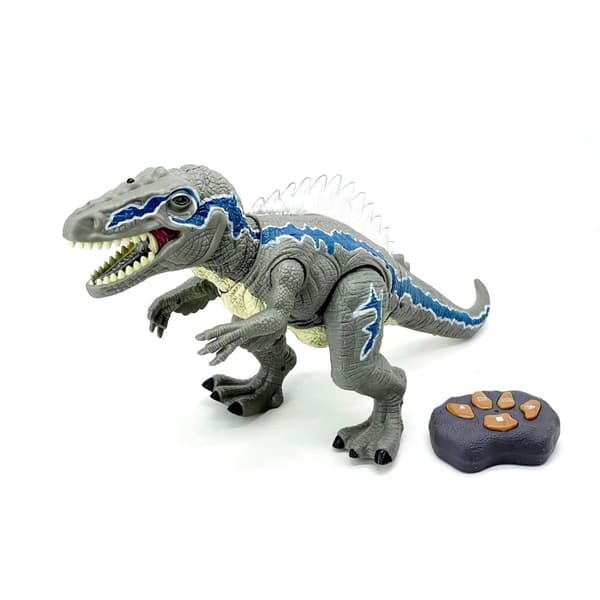 Real Wild Walk & Roar Raptor med handkontroll och ånga