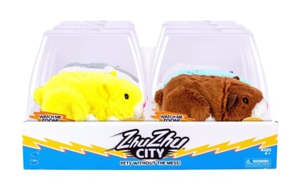 Zhu Zhu City Hamster Mr Squiggles Ljusbrun