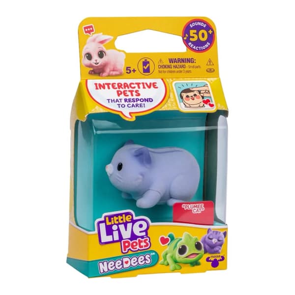 Little Live Pets NeeDees Plumee Cat