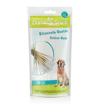 BambooStick Pet Cotton Buds (Pack Of 30)