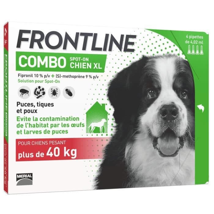 FRONTLINE Hundekombination - 40-60 kg - 4 pipetter